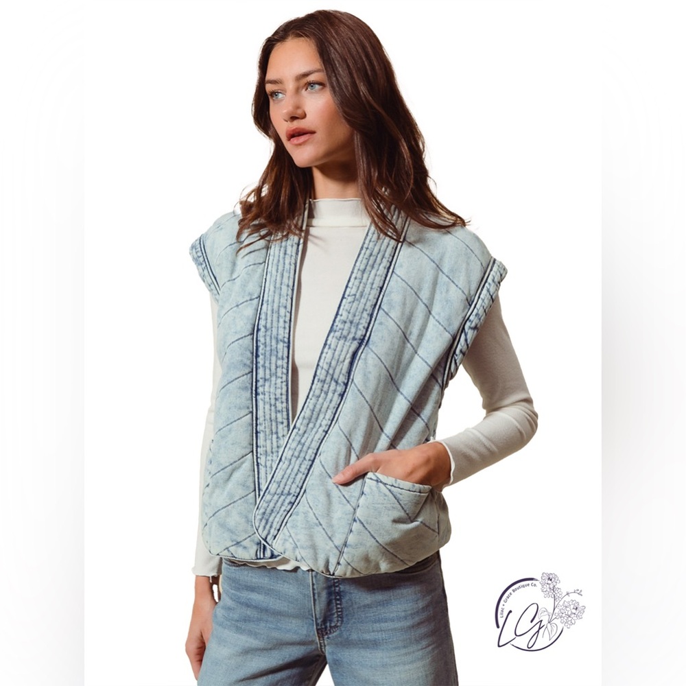 Horizons Vintage Denim Vest